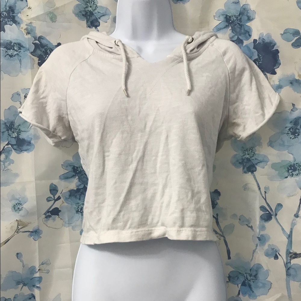 Cropped Hoodie Shirt